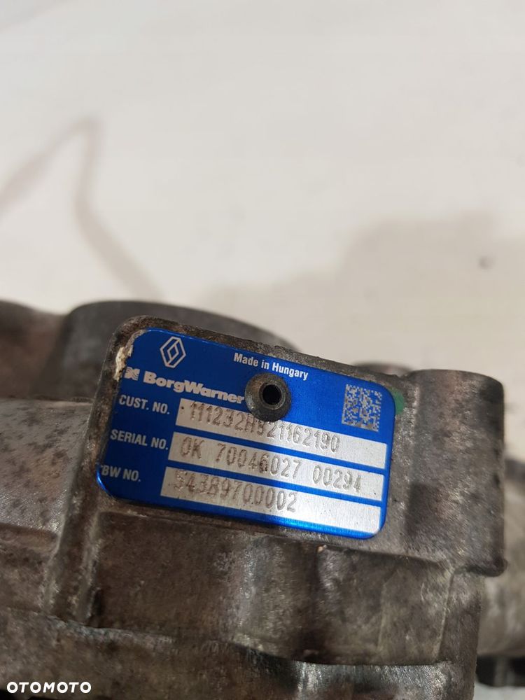 turbosprężarka 821162190 renault nissan 1.5 dci k9k - 10