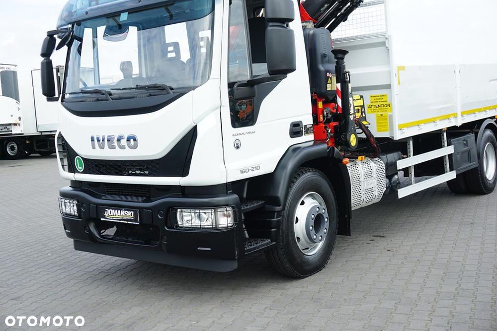 Iveco EUROCARGO / 160-21 / SKRZYNIOWY + HDS / FASSI F110 / ROTATOR / PILOT - 25