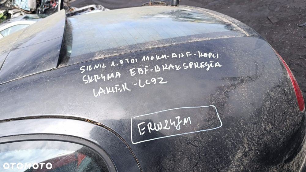 35967 Seat Leon I model od 99-06 silnik 1.9 tdi 110 km AHF skrzynia EBF lakier LC9Z - 7