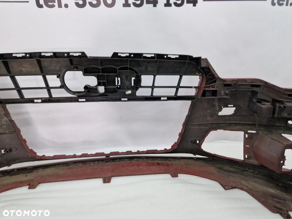 AUDI A6 C7 S-LINE 11- PRZED LIFT  ZDERZAK PRZEDNI PRZÓD NA SPRYSKI + 4X PDC  BORDO METALIK  , NR 4G0807437C , NR AUKCJI NZ664 - 26
