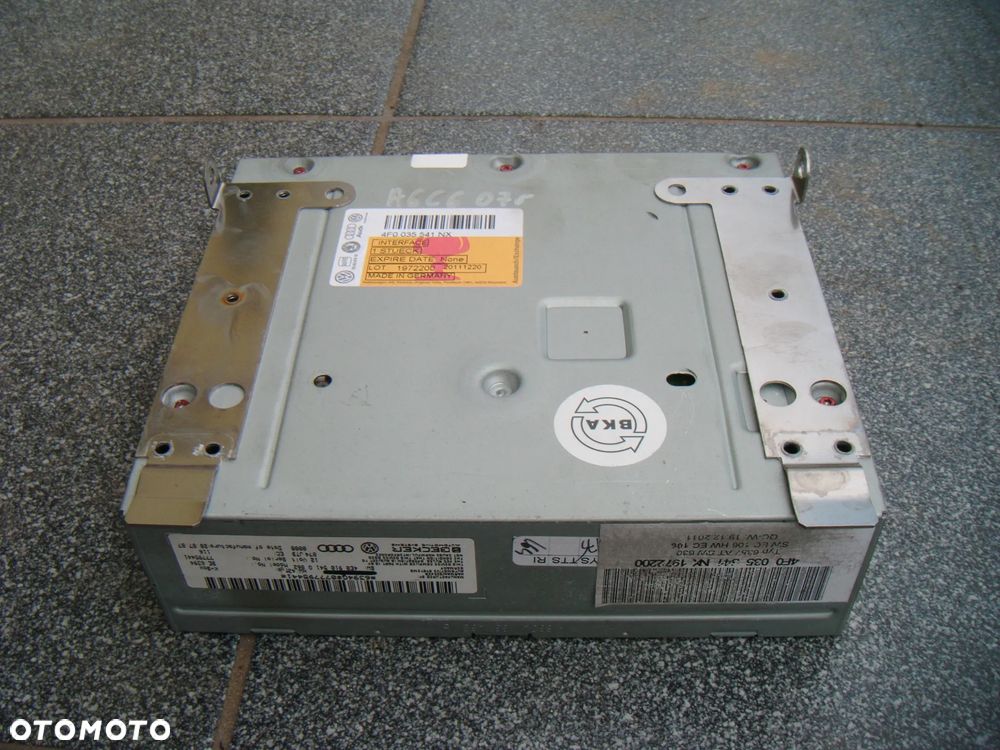 audi a6 c6 07r tuner- wzmacniacz radia  4f0035541nx - 1