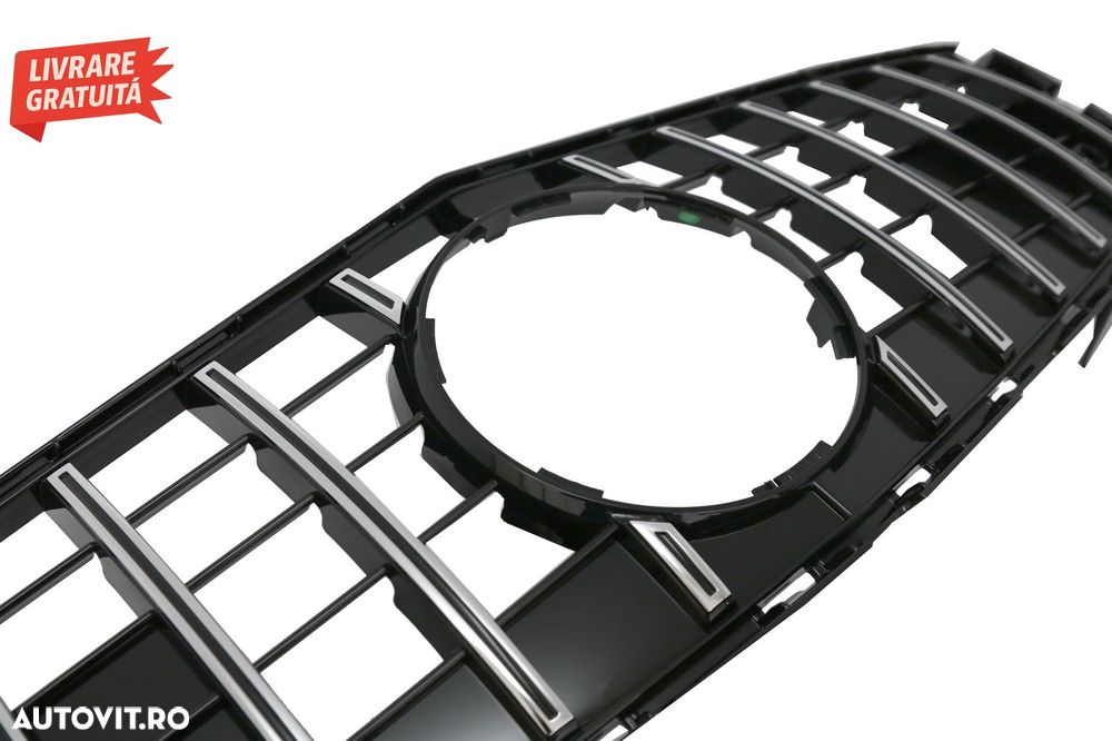 Grila Centrala Mercedes SL-Class R231 (2012-2016) GT-R Panamericana Design Negru /- livrare gratuita - 3