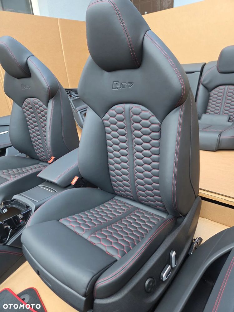 AUDI RS7 C7 4G LIFT FOTELE KANAPA BOCZKI PODŁOKIETNIK EXCLUSIVE NOWE - 4
