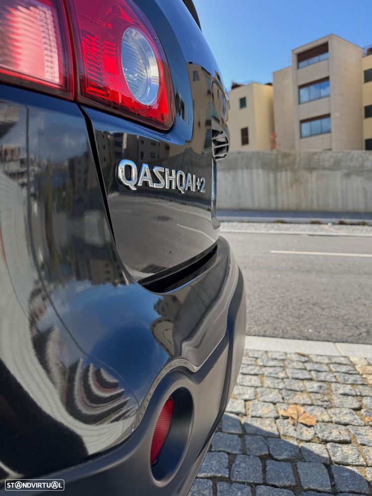 Nissan Qashqai +2 1.5 dCi Tekna Pele Preto +Navi - 23