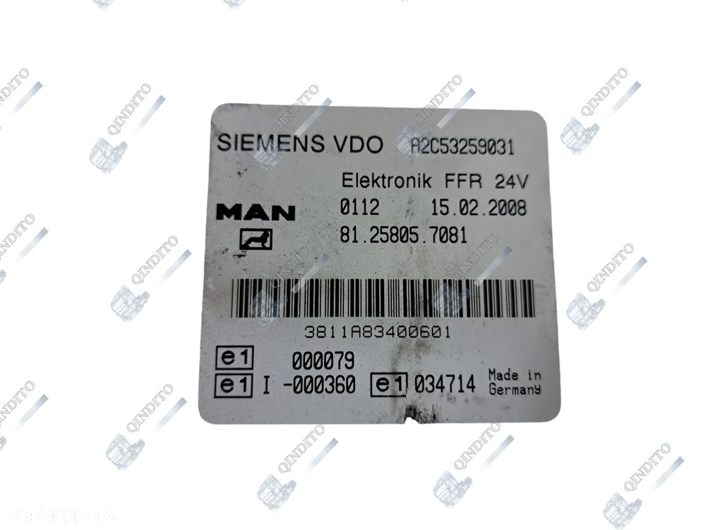 STEROWNIK MODUŁ FFR MAN TGX   81258057081 - 2