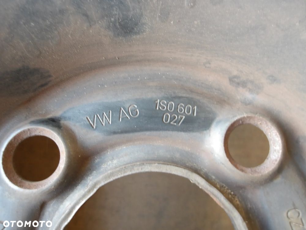 FELGI STALOWE 5X14 4X100 ET35 POLO LUPO UP MI 1S0601027 - 6