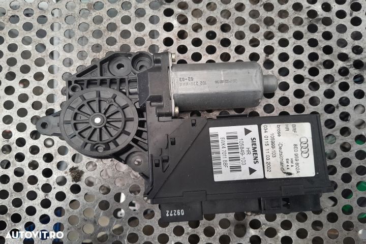 Motoras macara geam spate dreapta 0130821766 Audi A4 B6 [2000 - 2005] - 1