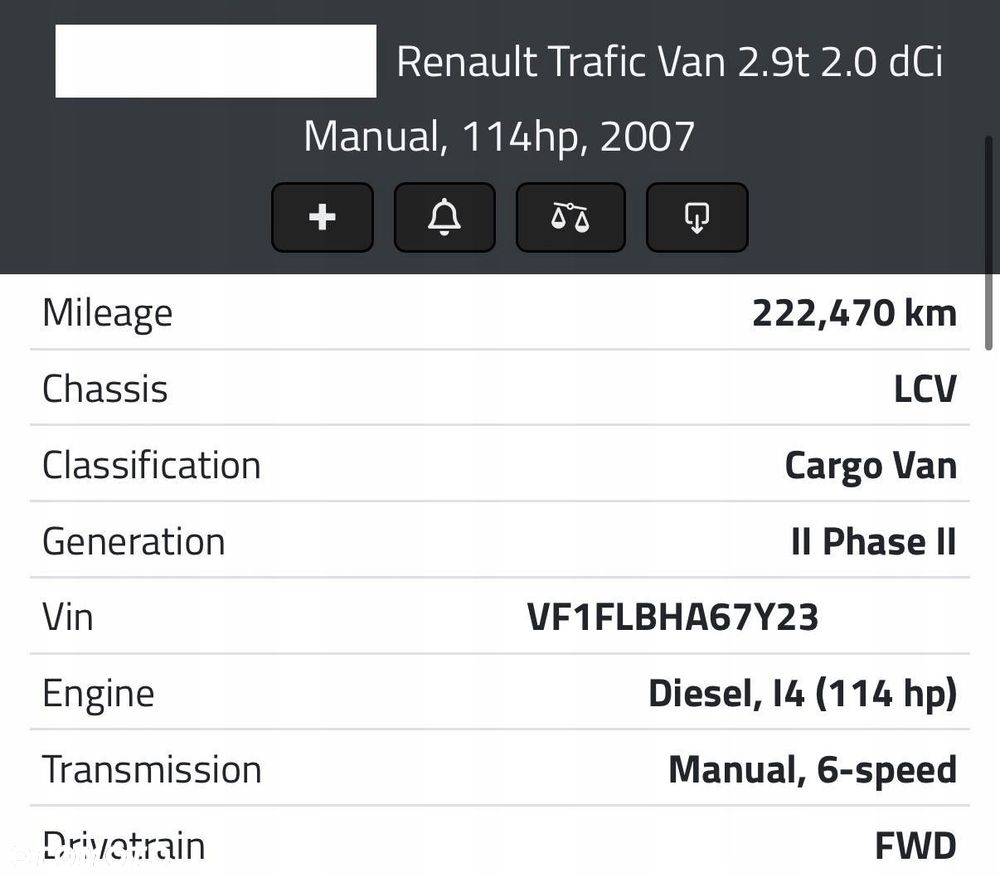 SILNIK M9R780 Renault Trafic Nissan Primastar 2.0 DCI diesel kompletny 222t - 3