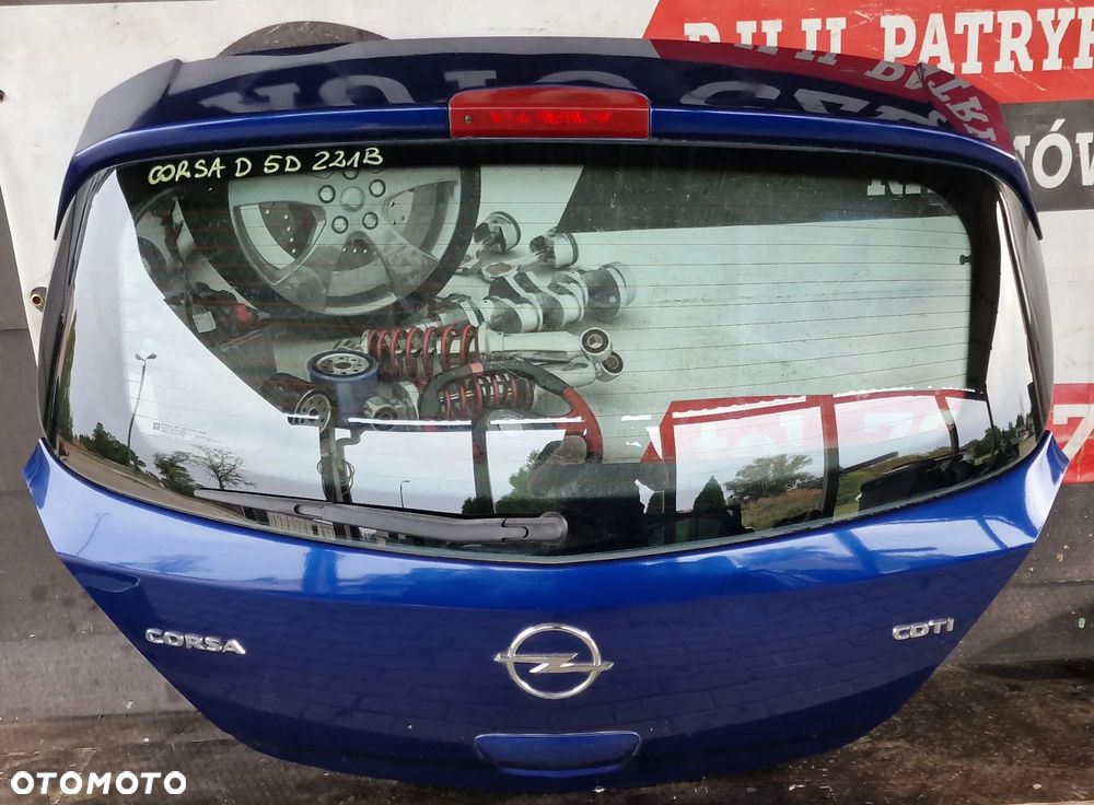 KLAPA BAGAŻNIKA OPEL CORSA D 5D Z21B - 2
