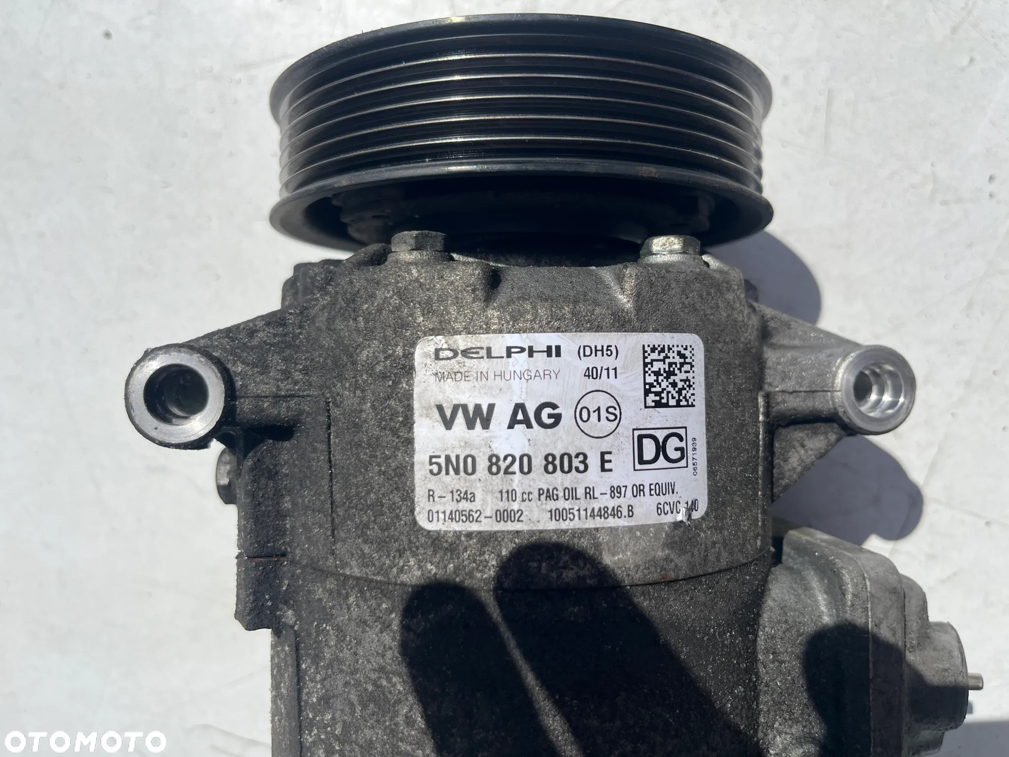 SPREZARKA POMPA KLIMATYZACJI VW AUDI SEAT 5N0820803E - 2