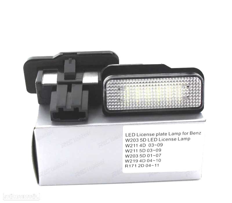 LUZES DE MATRICULA LED PARA MERCEDES CLASSE C W203 W211 - 6