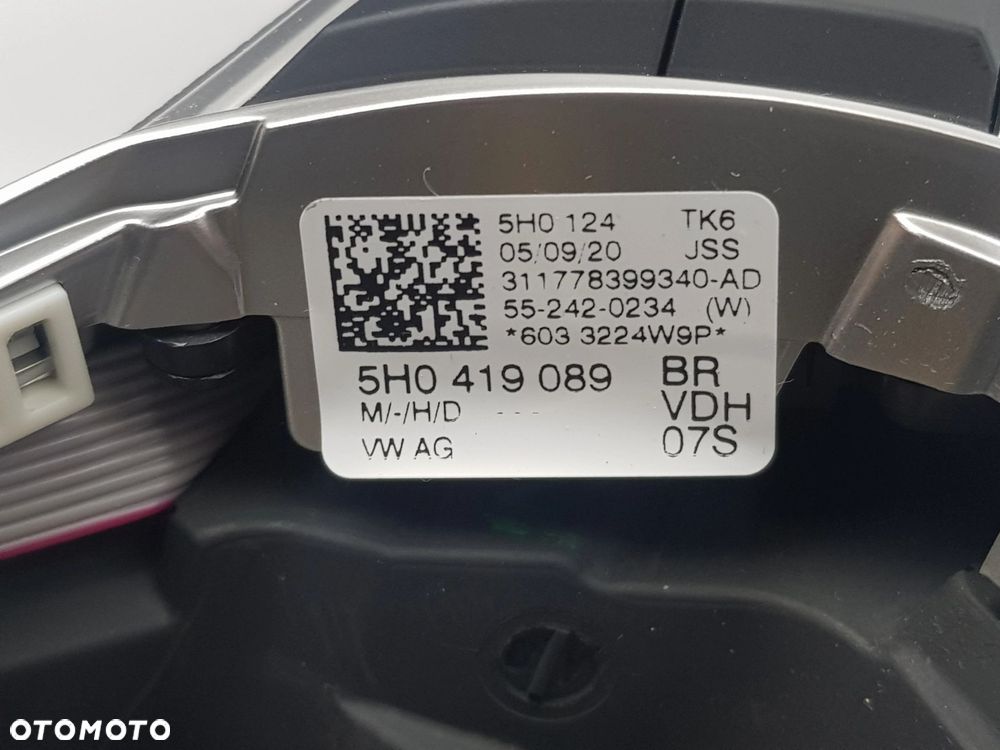 NOWA ORYGINALNA Kierownica podgrzewana Volkswagen Golf VIII 5H0419089 - 7