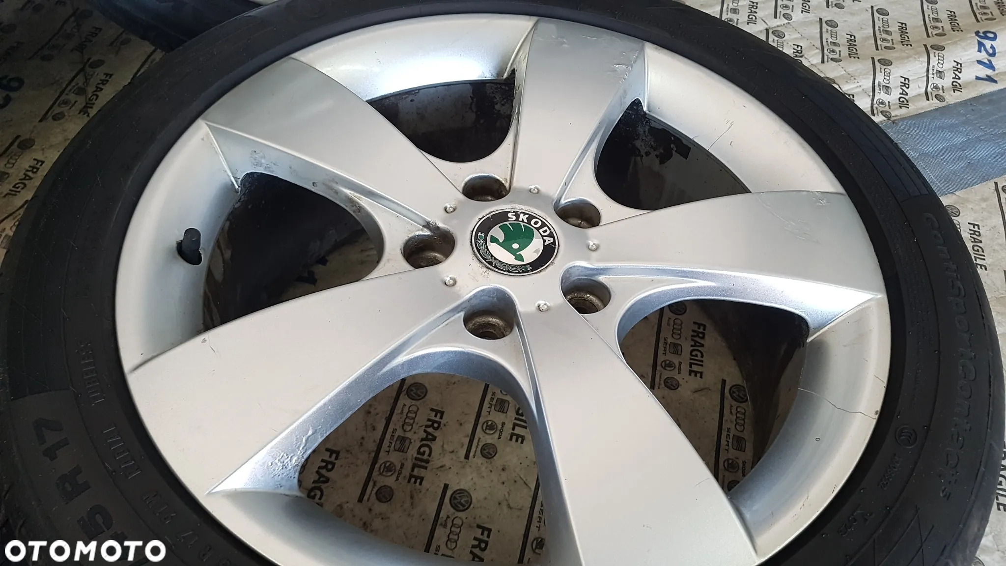 KOŁA SKODA OCTAVIA SUPERB  PASSAT GOLF  CADDY SEAT LEON 225/45R17 5x112 - 16