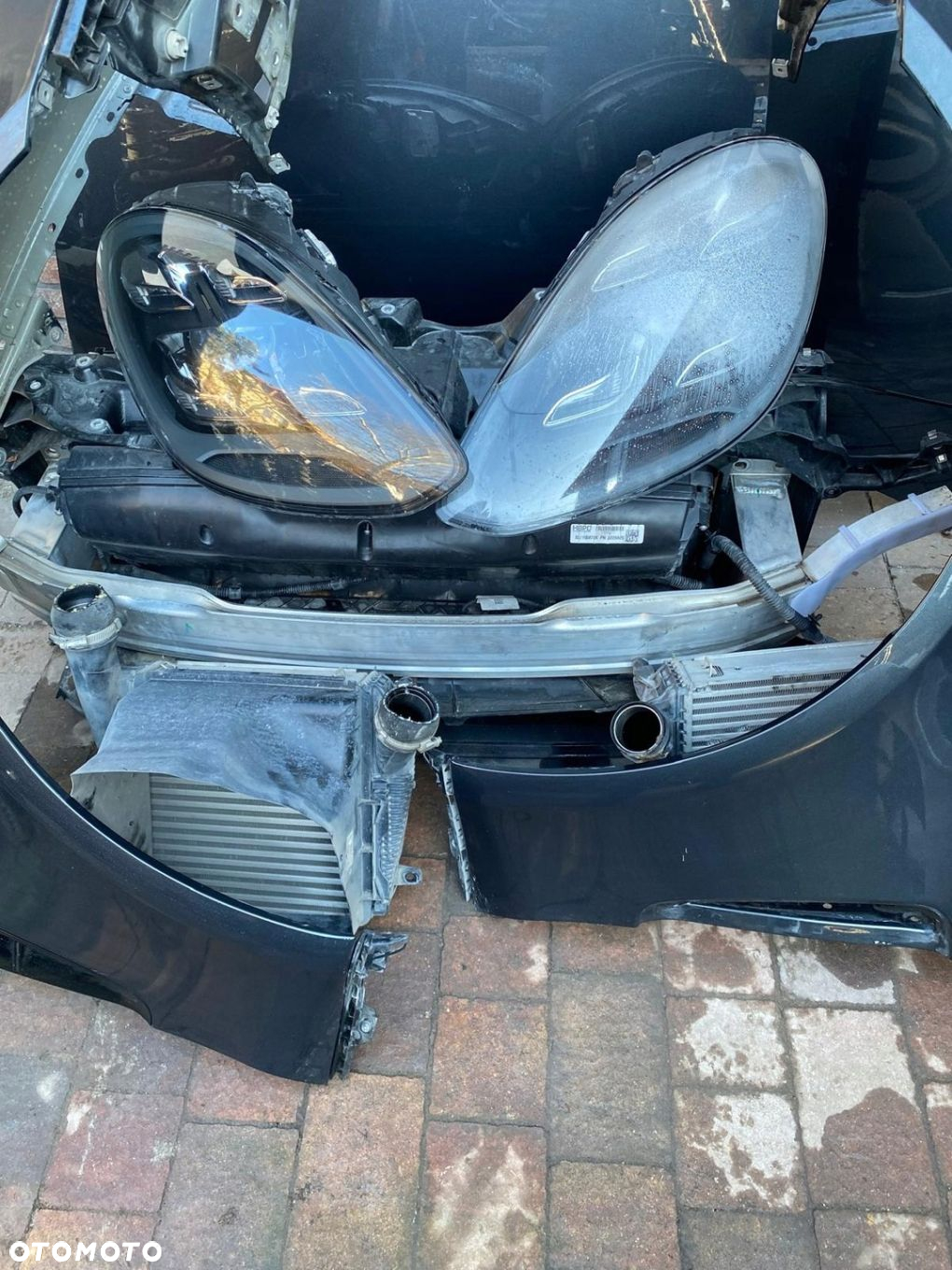 ZDERZAK MASKA LAMPA PAS KOMPLETNY PRZÓD PORSCHE PANAMERA 971 4S 2022 ROK - 2