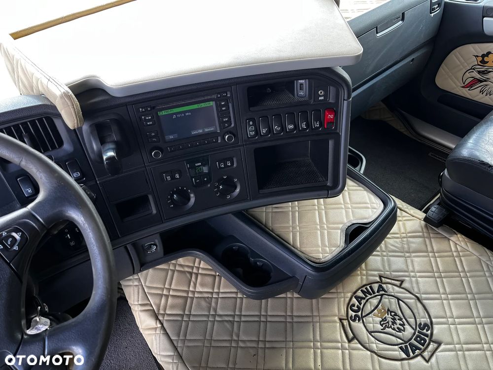 Scania R450 BEZ EGR/TOPLINE/SPROWADZONA Z FRANCJI/CAŁA NA PODUSZKACH/ALU FELGI/PTO/LODÓWKA/ - 20