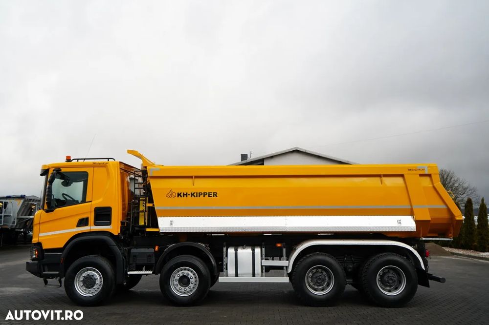 Scania 450 XT / 8x6 / BASCULATOR SPATE / OPTICRUISE / ANVELOPE 100% / EURO 6 - 8