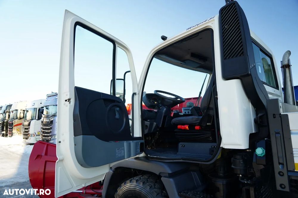 Mercedes-Benz UNIMOG U300 / 4X4 / BASCUNĂTOR 3 LATE / PLUG / MUNICIPAL / CUPLĂRI HIDRAULICE / EPS + AMBREIAJ - 25