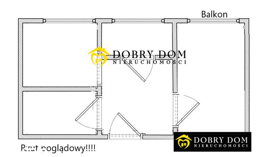 Mieszkanie 2-pokojowe | 44,7 m² | IV piętro Winda