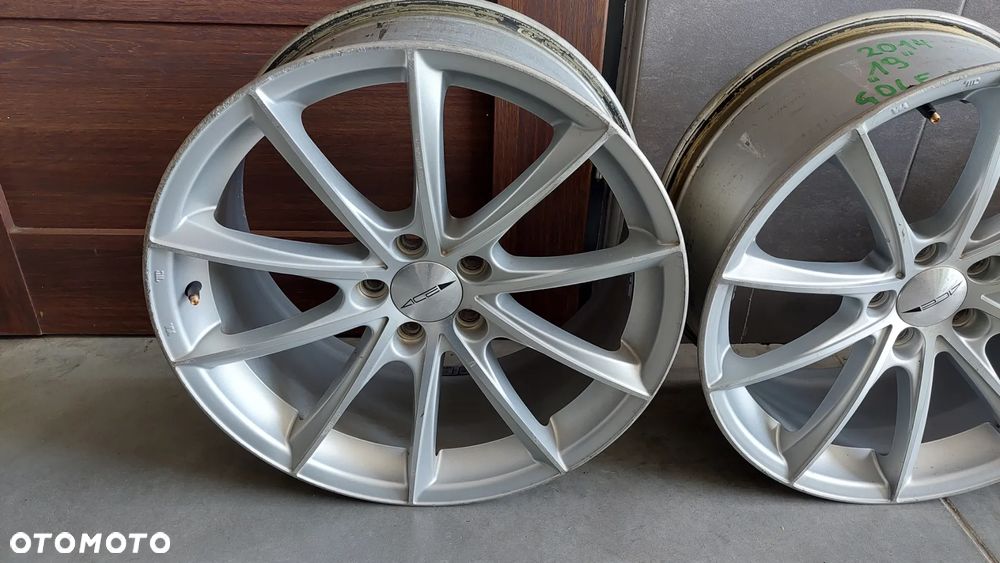 ALUFELGI ALUMINIOWE VW GOLF VII 7 R2014 19 CALI NR D704 - 3