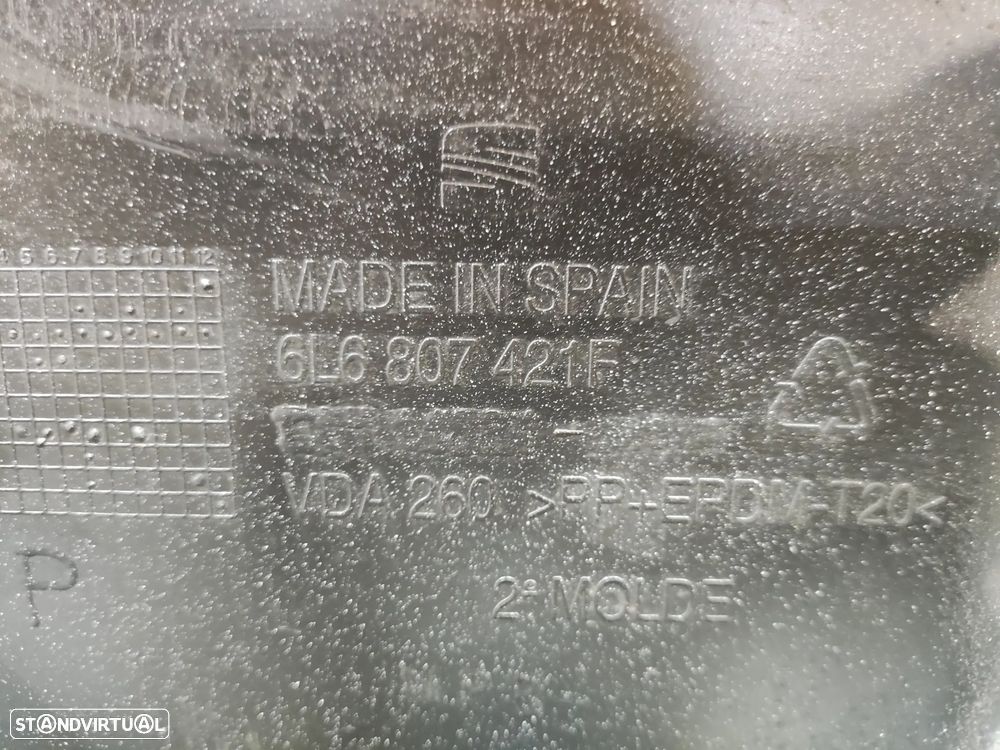 PARACHOQUES TRASEIRO TRÁS ORIGINAL SEAT IBIZA III 3 MK3 6L 6L6807421F PARA-CHOQUES PARA CHOQUES - 8