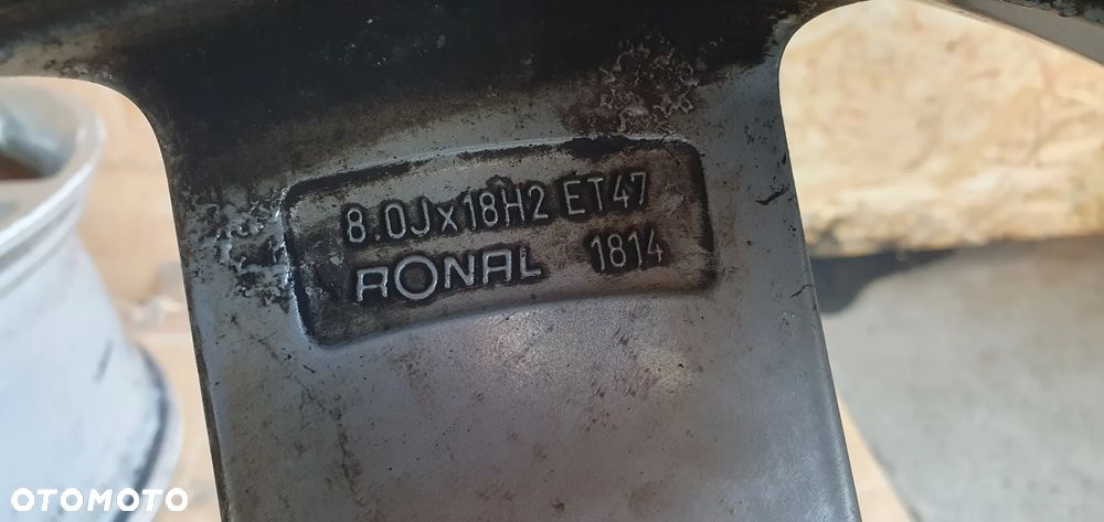 Alufelgi felgi aluminiowe alusy 5x112 R18 8J ET40 Audi A4 B8 8K0601025Q - 12