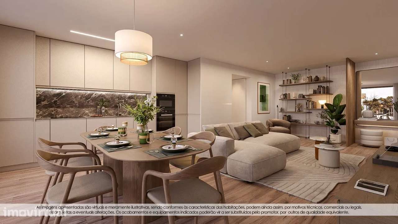 Apartamento T3 Novo c/ Lugar de Garagem para 3 viaturas O. do Douro - Grande imagem: 2/42