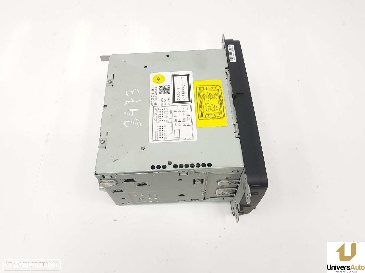 SISTEMA AUDIO / RADIO CD VOLKSWAGEN SCIROCCO 2010 -3C8035195 - 2