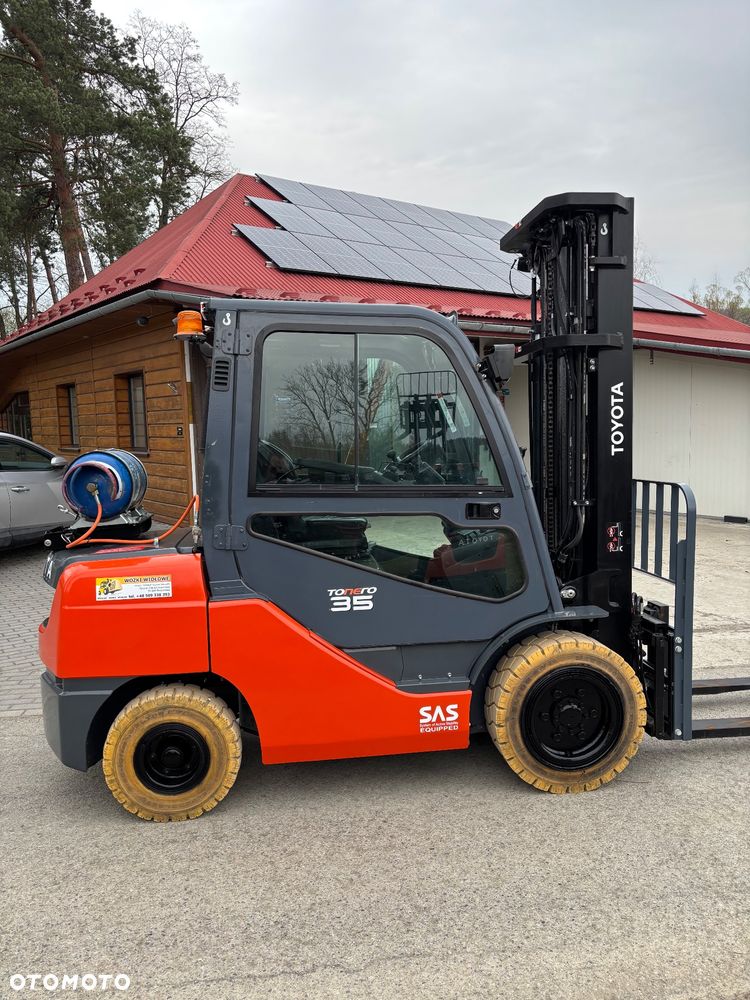 Toyota 8FGJF35 GWARANCJA LPG wolny skok waga DOSTAWA 64 800NETTO - 4