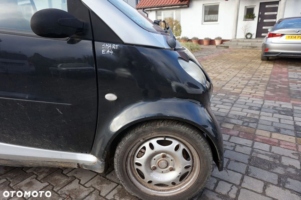 MASKA ZDERZAK BŁOTNIKI LAMPY FORTWO I LIFT 450 EA4  SMART 2003-2007 CZARNY PRZÓD KOMPLETNY - 2