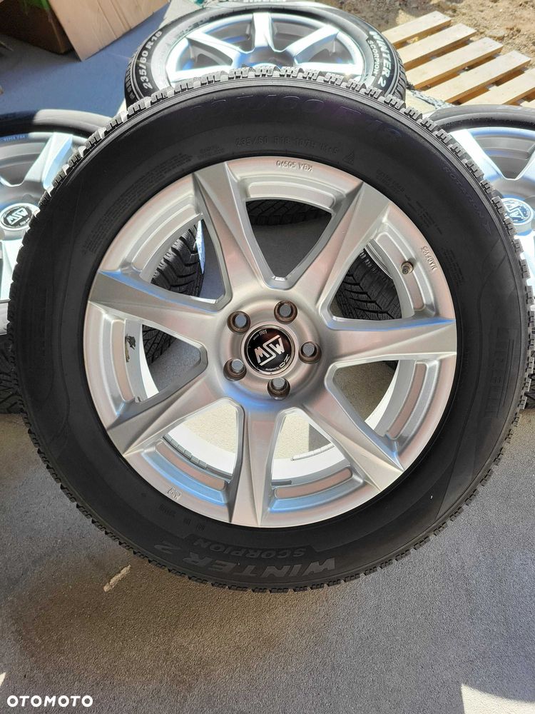[k80] Koła zimowe 18 Cali 5x112 Pirelli 235/60/18 6mm 22r