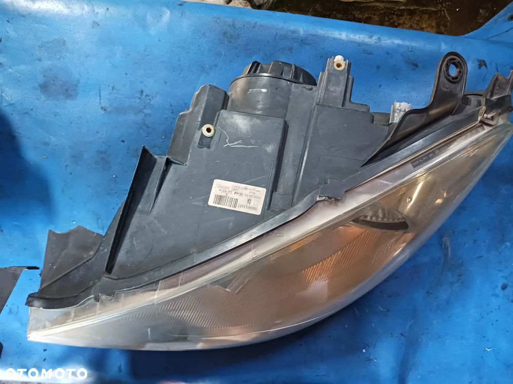 Lampy lampa prawa lewa przód przednia Peugeot 807 Citroen C8 2002-2014 EUROPA soczewka - 5