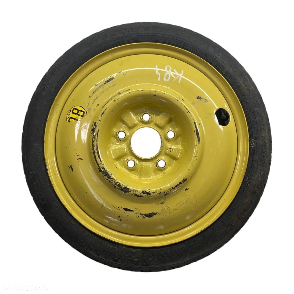 KOŁO DOJAZDOWE 125/70R16 5X114.3 HYUNDAI I30 KIA CEED MAZDA 3 6 OE - 1