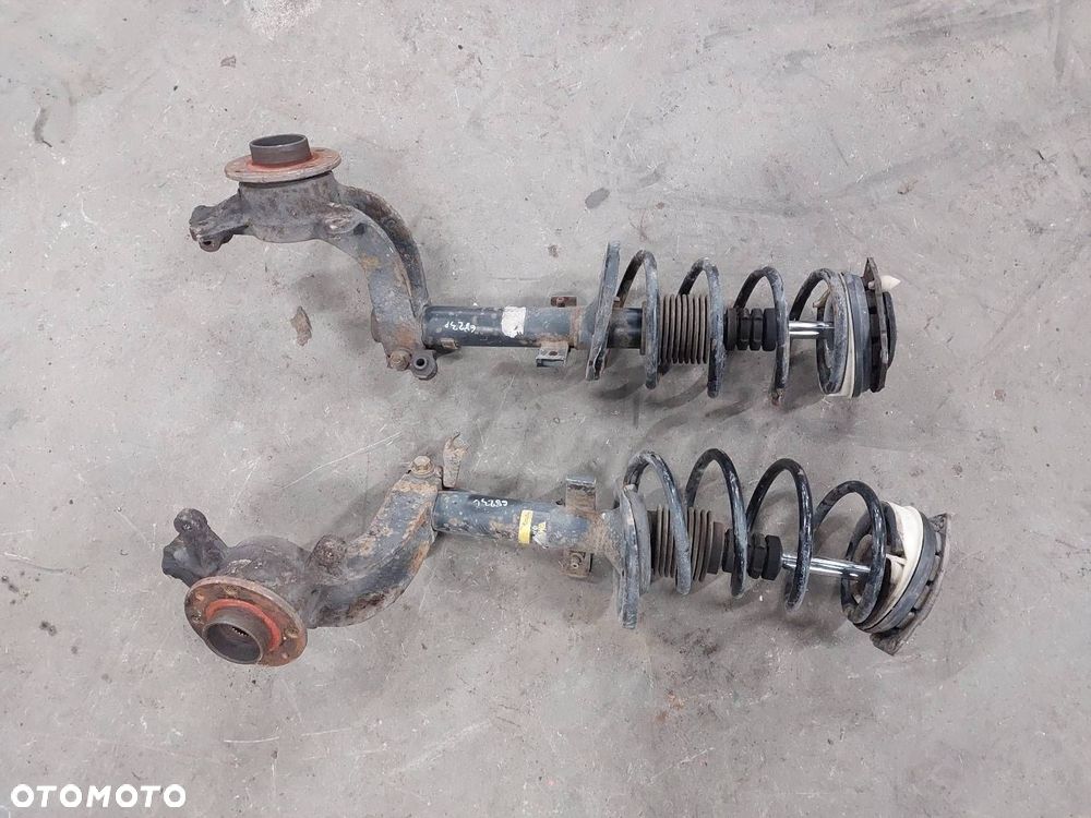 AMORTYZATOR SPRĘŻYNA ZWROTNICA LEWY + PRAWY PRZÓD SCENIC II 2.0 16V - 1