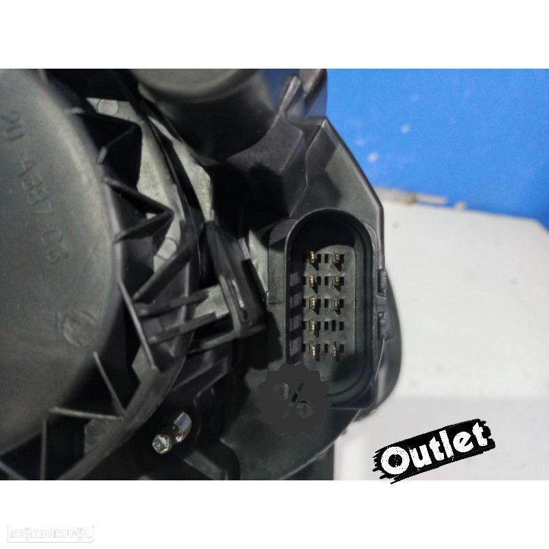 R146616C1 FAROL ESQ VOLKSWAGEN VW CADDY 04-10 TOURAN 03-06 FUNDO PRETO - 3