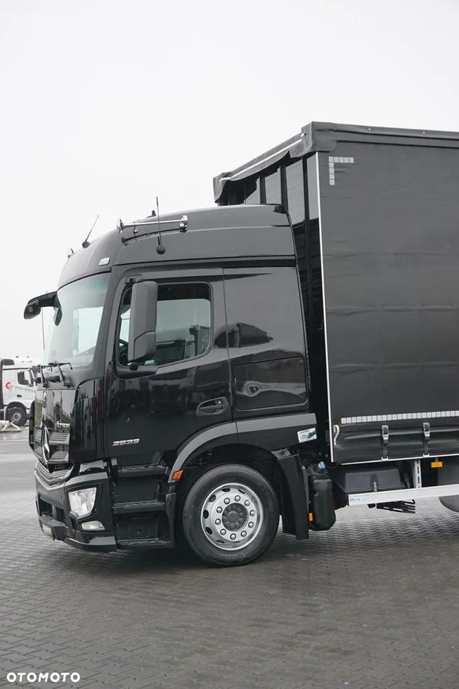 Mercedes-Benz / ACTROS / 2533 / ACC / E 6 / FIRANKA / ŁAD. 15 450 KG / 19 PALET - 24