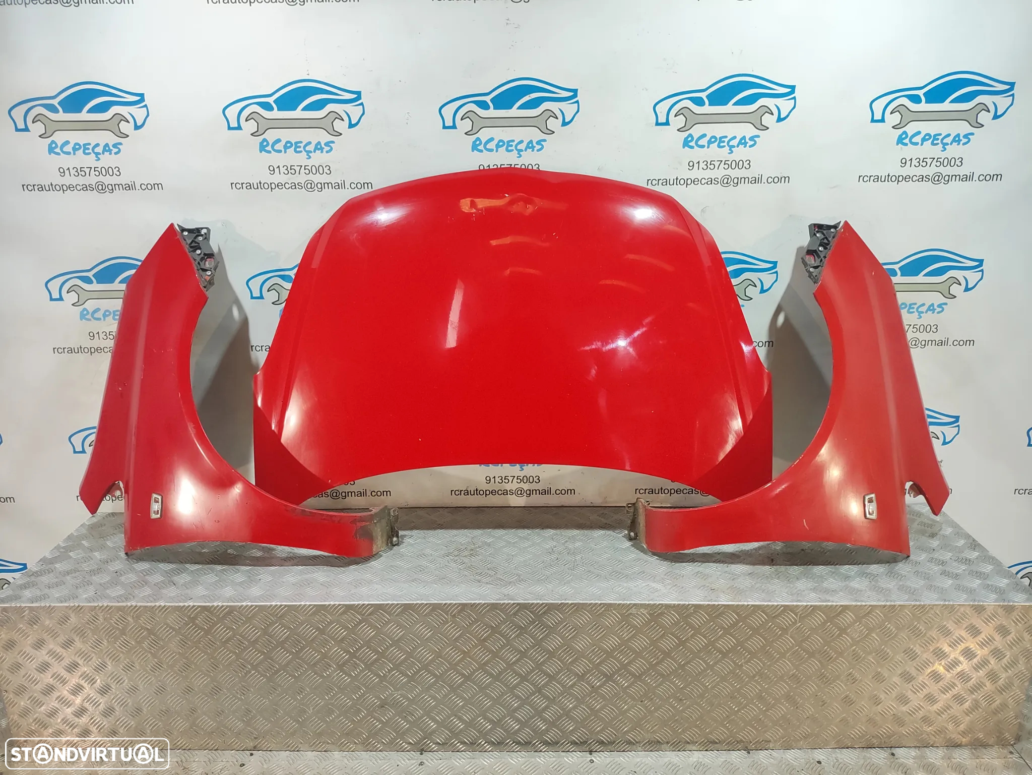 FRENTE COMPLETA OPEL CORSA D S07 CAPOT PARACHOQUES GUARDA-LAMAS OTICAS RADIADOR VENTILADOR FRENTE FIBRA REFORÇO - 7