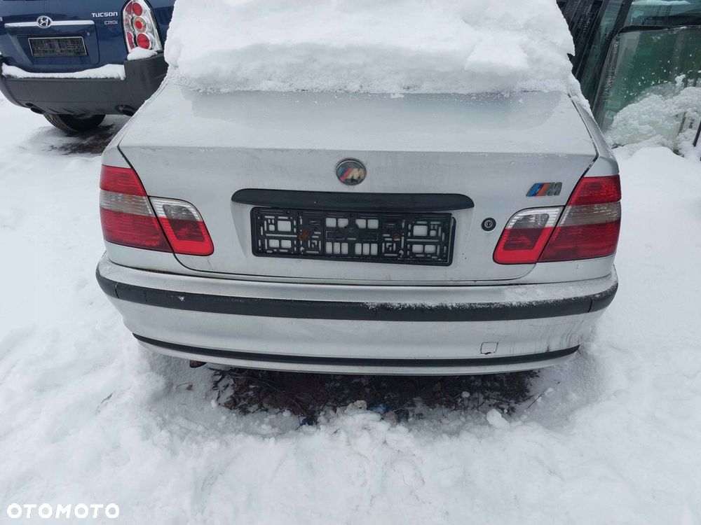 KOMPLETNY TYŁ KLAPA ZDERZAK LAMPY BMW E46 SEDAN 354/7 TITANSILBER - 1