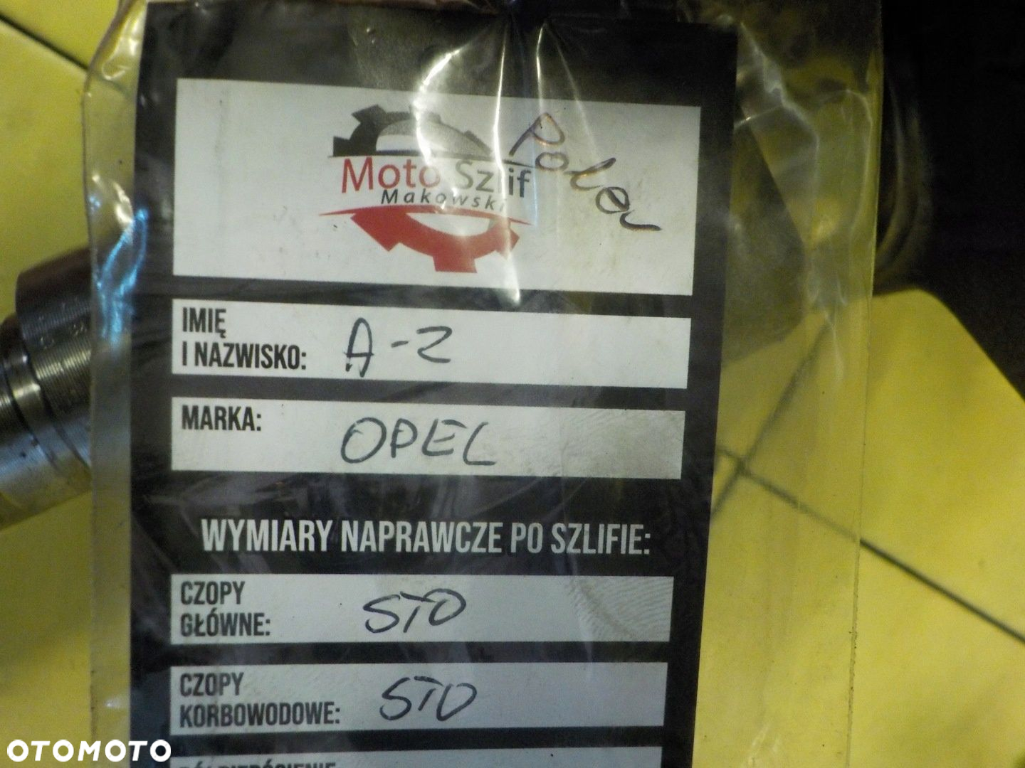 CORSA E 1.3 CDTI 17r B13DTE wal korbowy nominalny 0849 - 5