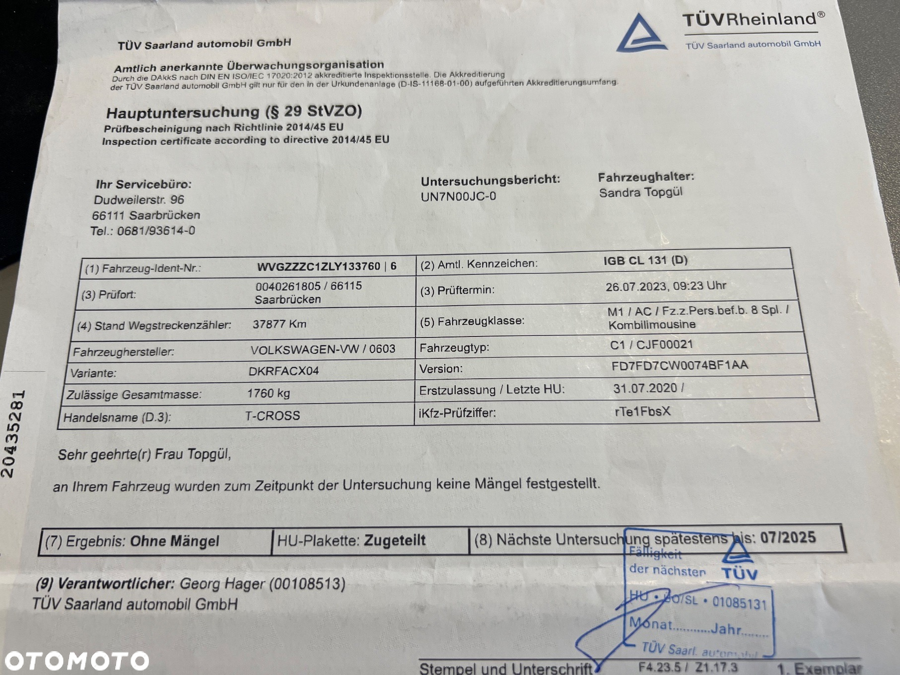 Volkswagen T-Cross 1.0 TSI Special Edition DSG - 34