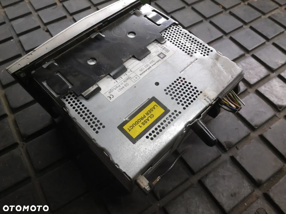 OPEL ASTRA H RADIO FARBRYCZNE 13251050 GRUNDIG ZŁOTY KOLOR FRONTU - 3