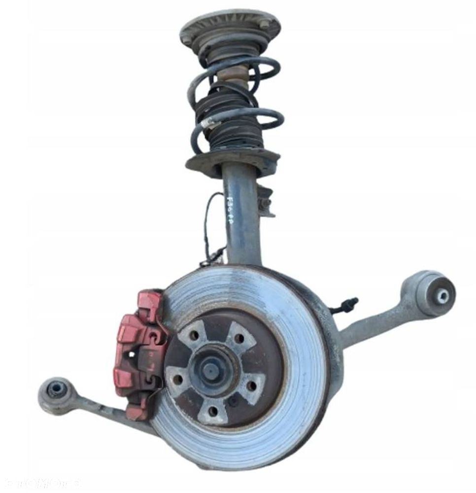 bmw 4 f36 gran coupe 14-17 2.0 n47d prawa kolumna mcphersona zwrotnica kpl - 1