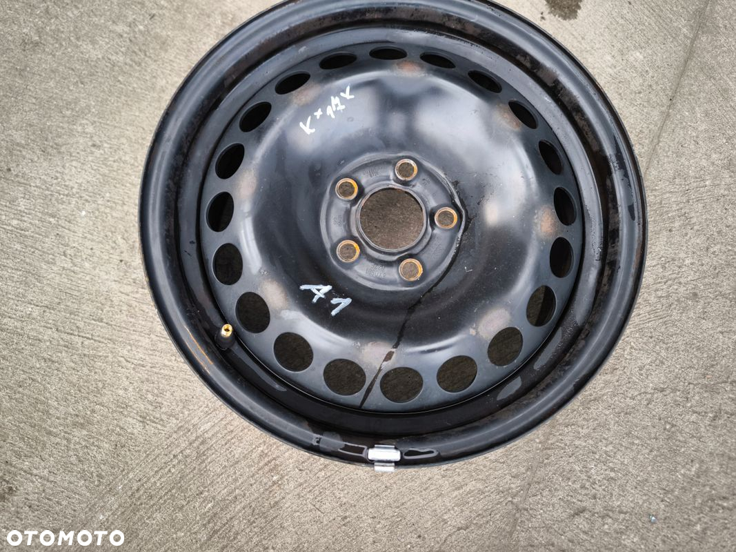 FELGA STALOWA AUDI A1 8X VW SEAT 6,5J R15 ET34 5X100 8X0601027E K*17* OK - 6