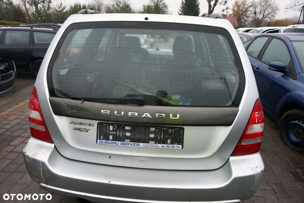 KLAPA BAGAŻNIKA TYLNA FORESTER II SG 01G  SREBRNY SUBARU 2002-2006 - 1