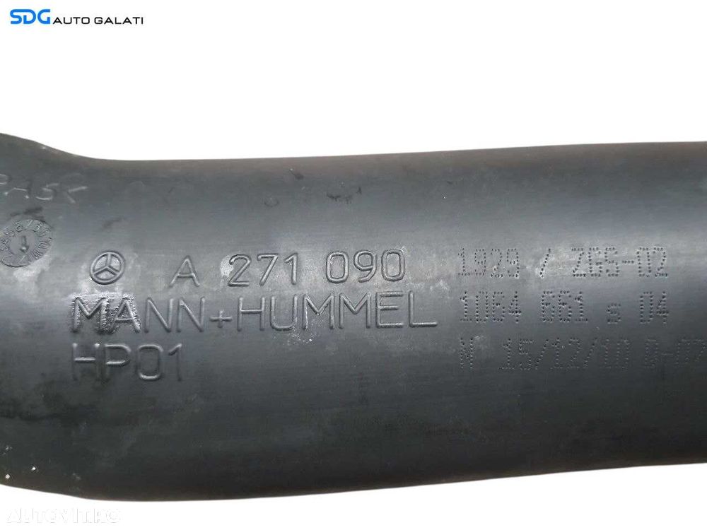Furtun Conducta Tub Tubulatura Aer cu Senzor Mercedes Clasa C Class W204 1.8 B 2007 - 2014 Cod A2710901929 A0051535028 [N3449] - 6