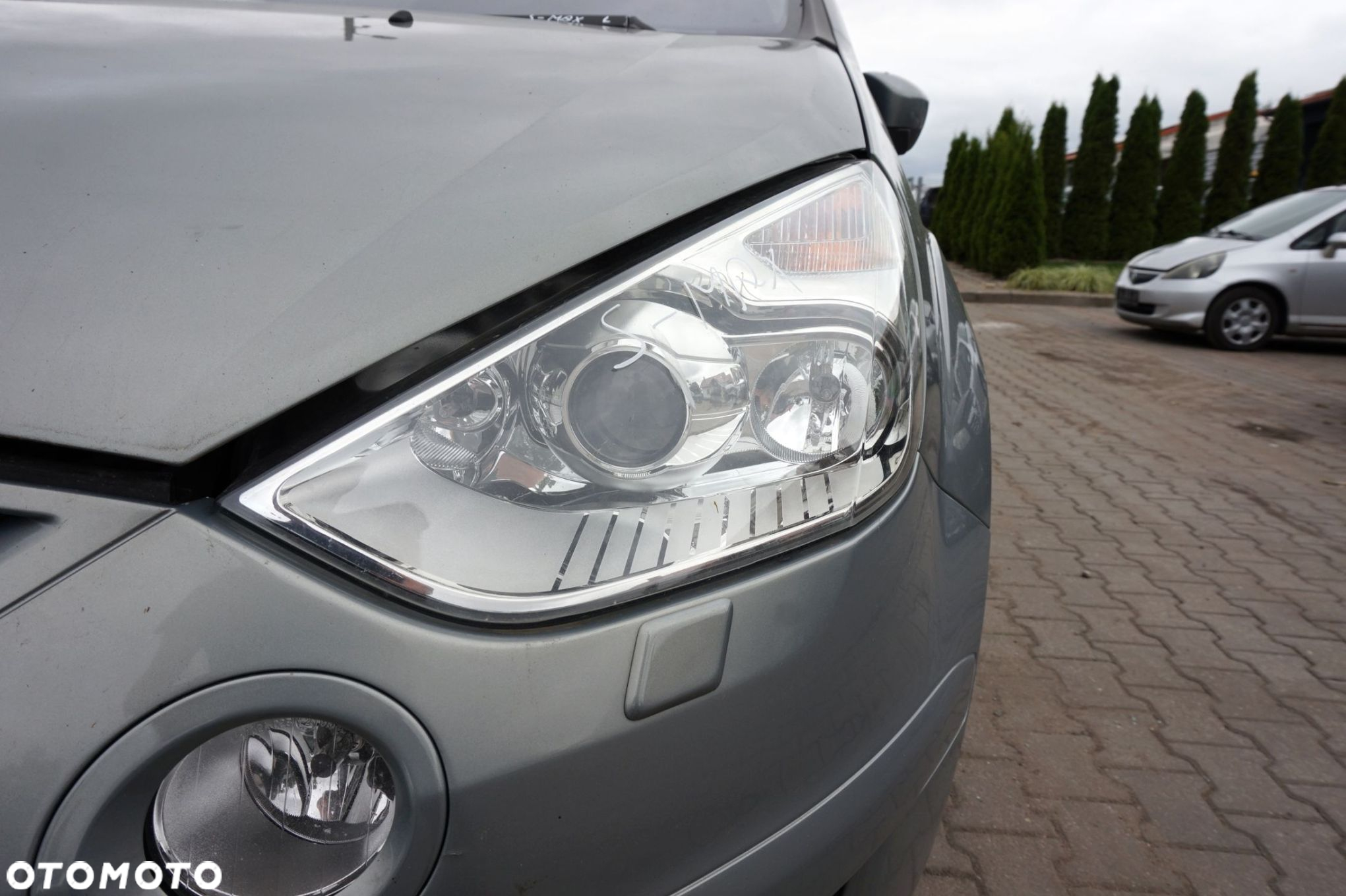 MASKA ZDERZAK BŁOTNIKI LAMPY S-MAX I MK1 T7 XENON EU FORD 2006-2010 SZARY THUNDER PRZÓD KOMPLETNY - 28