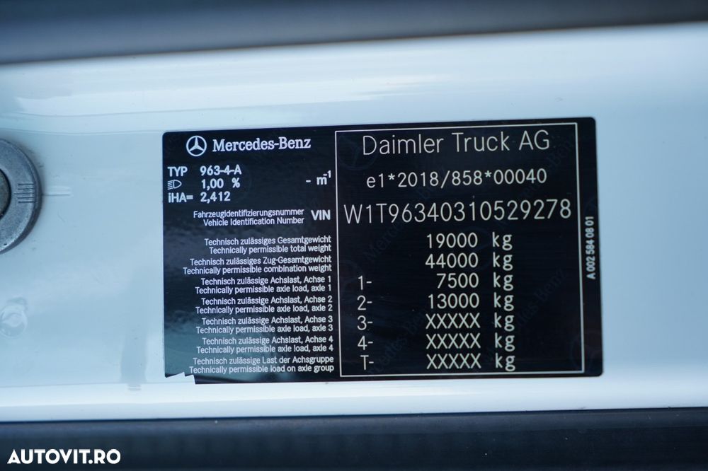 Mercedes-Benz ACTROS 18 48 / MP5 / GIGA SPACE / RETARDER / SALOONKA / FOARTE ECHIPAT - 36