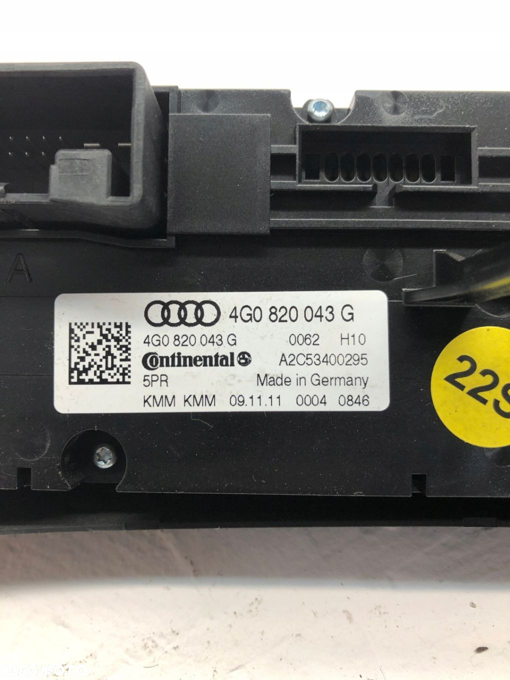 PANEL KLIMATYZACJI 4G0820043G AUDI A6 C7 - 3