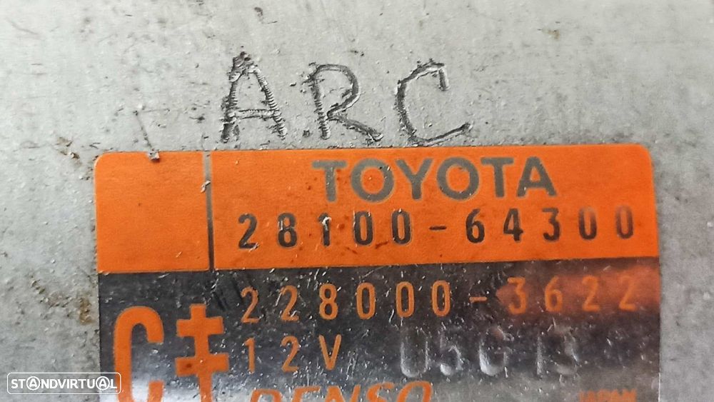 MOTOR DE ARRANQUE TOYOTA RAV 4 (A2) 2.0 D4-D LUNA 4X4 (2003->) - 5