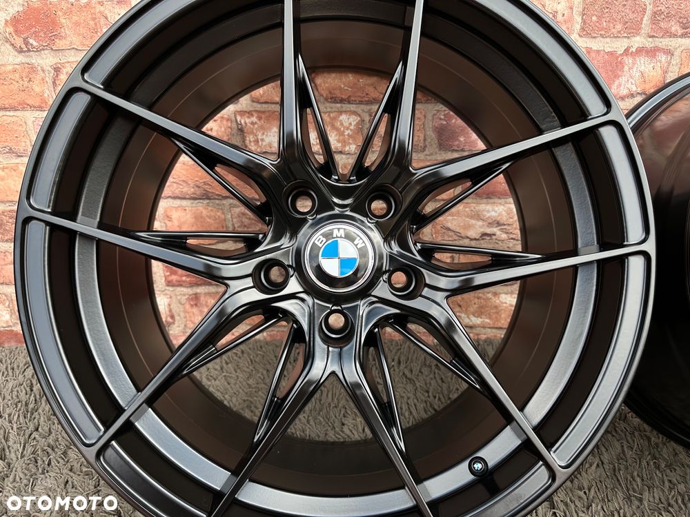 Nowe czarne alufelgi 18 BMW 5x120 felgi 8j ET35 F10 Z3 Z4 E46 X1 X3 E83 F25 E90 F30 F34 GT F01 F12 F20 E87 E60 xDrive Opel Insignia JR44 JR21 Haxer HX036 Styling M Pakiet Forzza Oregon - 6