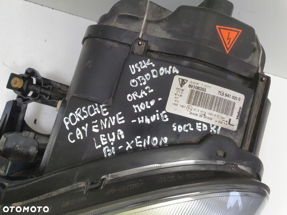 LAMPA LEWA Porsche Cayenne XENON PRZEDNIA lewy przód EUROPA 7L5941029R - 5